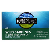 Wild Planet front packaging showing can label and brand, convenient pantry protein