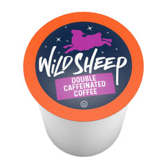 Wild Sheep pod close-up showing cup detail and recyclable seal for easy recycling