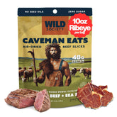 Wild Society front packaging showing clean steak snack and convenience