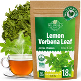 WILDFIELD HERBS front packaging showing boxed 1.8 oz lemon verbena for freshness
