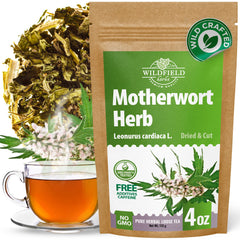 WILDFIELD HERBS front packaging showing sealed 4 oz box and freshness benefit