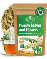 WILDFIELD HERBS front packaging showing sealed 4 oz yarrow tea