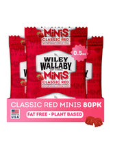 WILEY WALLABY front packaging showing Classic Red minis and bright label benefits
