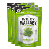WILEY WALLABY front packaging showing green apple flavor and size benefit