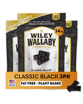 Wiley Wallaby front packaging showing 24oz bag and brand benefit fresh seal