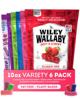 WILEY WALLABY front packaging showing six 10oz resealable bags for easy storage
