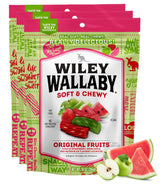 WILEY WALLABY front packaging showing colorful fruit licorice benefits freshness