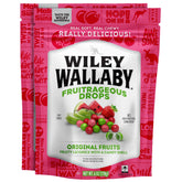 WILEY WALLABY front packaging showing colorful fruit-coated licorice for quick identification