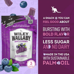 Wiley Wallaby resealable zipper shown keeping candy fresh
