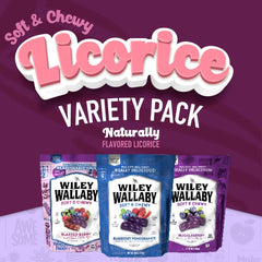 WILEY WALLABY open bag with resealable zipper showing freshness retention for on‑the‑go