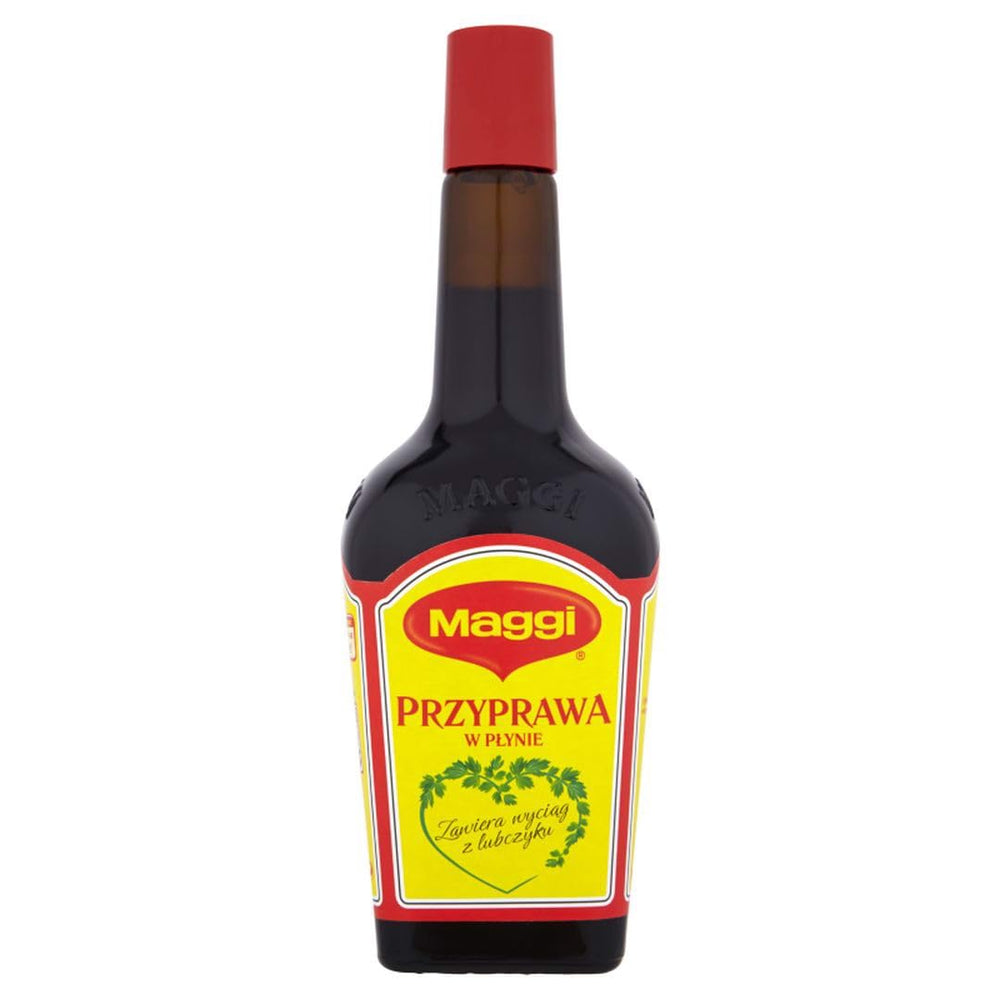 Winiary Maggi bottle front view showing label and 960g size for pantry convenience