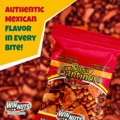 WINNUTS close-up of coated peanut texture highlighting crunchy satisfaction