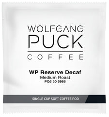 Wolfgang Puck brewed cup on kitchen counter showing smooth, balanced flavor