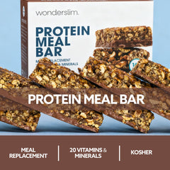 WonderSlim bar crumbs and interior texture showing chewiness and fiber