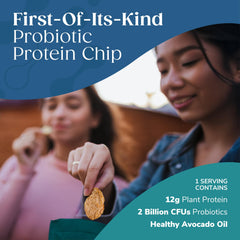 Wonderslim close-up of chip texture highlighting crunchy, protein-rich bite