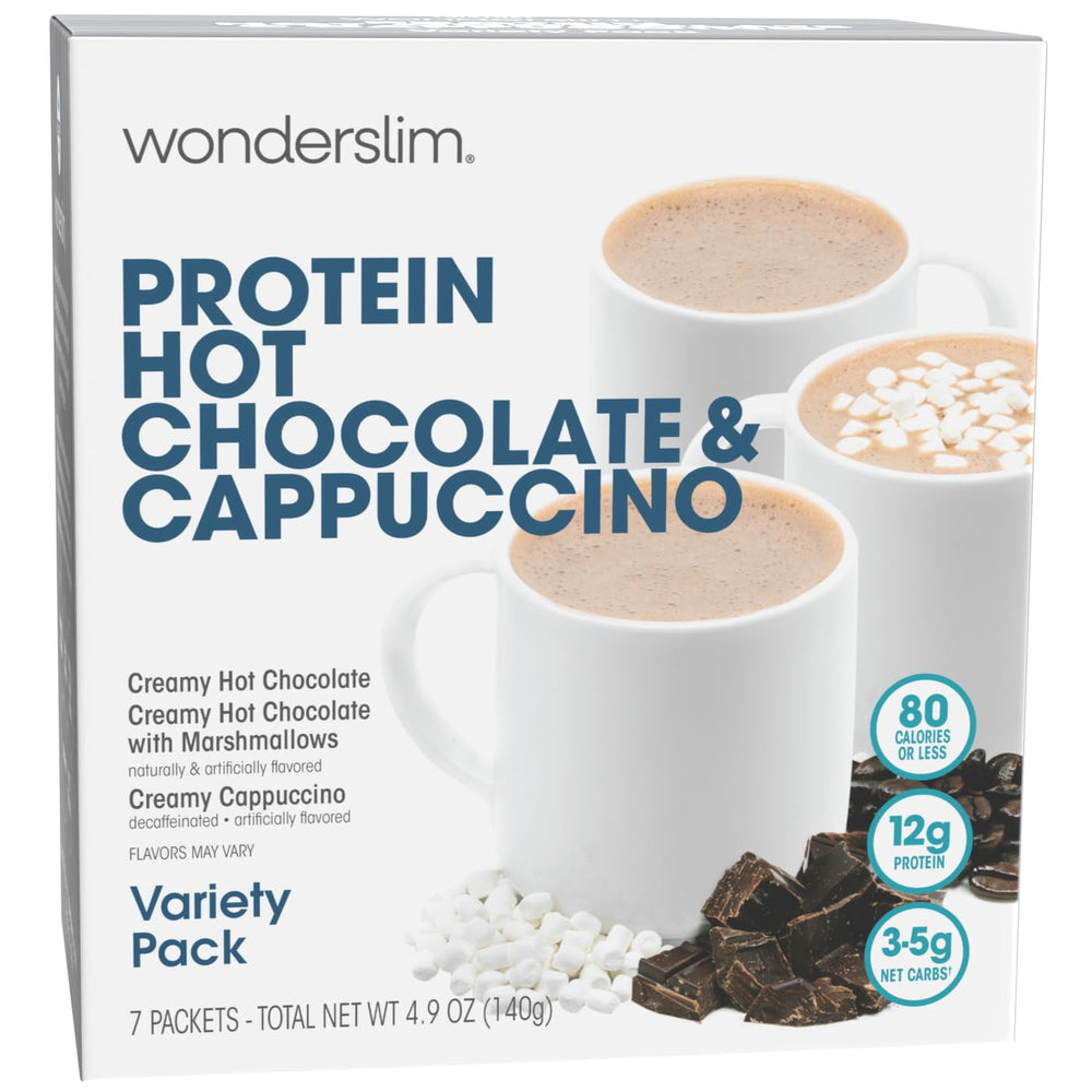 Wonderslim front packaging showing variety pack and convenience