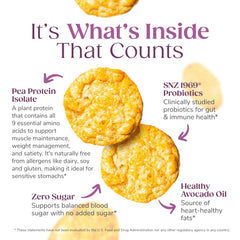 WonderSlim nutrition label detail displaying protein and probiotic amounts