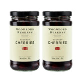 Woodford Reserve front packaging showing two jars and brand label benefit garnish quality