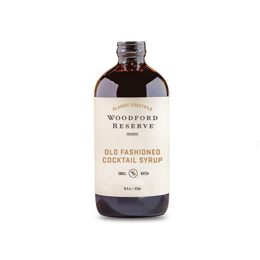 Woodford Reserve bottle front label view showing flavor and easy mix benefits