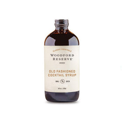 Woodford Reserve bottle front label view showing flavor and easy mix benefits