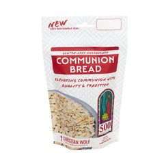 World Communion Cups close-up of a single unleavened square highlighting soft texture and easy handling for communion