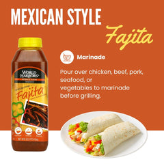 World Harbors grilled chicken fajitas on skillet showing char and boosted smoky flavor