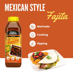 World Harbors pouring marinade over food showing texture and easy application for better flavor