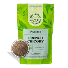 Worldwide Botanicals front packaging showing 1 lb bag and clear labeling benefit convenience