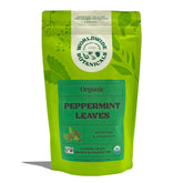Worldwide Botanicals front pouch showing label and resealable ziplock, preserves freshness