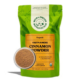 Worldwide Botanicals front packaging showing 1 lb cinnamon, clear branding and benefit