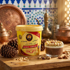 WowHalal noisette assida served in bowl showing rich nutty finish