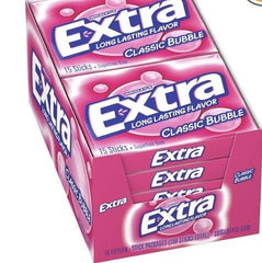 WRIGLEY'S EXTRA close-up of a single stick demonstrating size and glossy finish