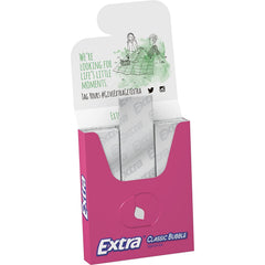 WRIGLEY'S EXTRA gum texture detail showing chewable surface and consistent shape