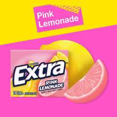 WRIGLEY'S EXTRA open pack revealing 15 sticks for portability and easy sharing