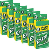 WRIGLEY'S EXTRA front packaging showing six-pack convenience and easy grab