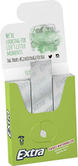 WRIGLEY'S EXTRA pack held in hand demonstrating pocket-size convenience and easy sharing