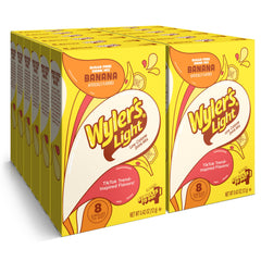 Wyler's Light front box banana view showing convenient bulk supply and quick grab-and-go benefit
