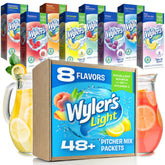 Wyler's Light front package showing eight flavor variety and convenience