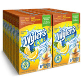Wyler's Light front packaging showing case with 96 packets and easy storage benefit