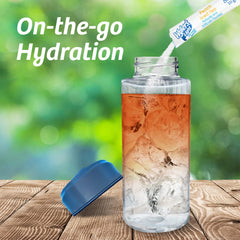 Wyler's Light powder mixing inside a water bottle for fast flavor