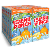Wyler's Light front packaging showing Outrageous Orange and 120-stick case, convenient supply