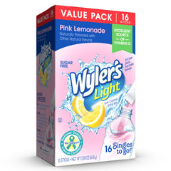 Wyler's Light single packet close-up highlighting powder texture and easy use