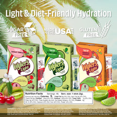 Wyler's Light single stick closeup highlighting portable sugar free benefit