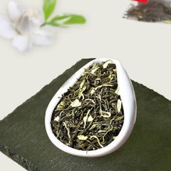 XIEJINJI teabag corn-fiber mesh detail highlighting eco-friendly construction