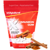 Xyloburst front of bag cinnamon showing brand and large-count convenience