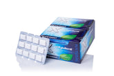 Xyloburst front packaging showing peppermint gum and convenient blister packs benefit fresh breath
