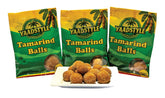 YaadStyle tamarind balls front packaging showing three 2 oz bags, convenient snack
