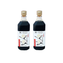 Yamaroku bottle front label showing premium aged shoyu, highlights traditional brewing