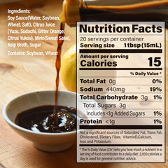 YAMASAN KYOTO UJI label close-up highlighting Japanese origin and ingredient clarity