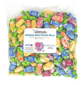 YANKEETRADERS front of 2-pound sour Tootsie Rolls bag showing assortment and bulk value